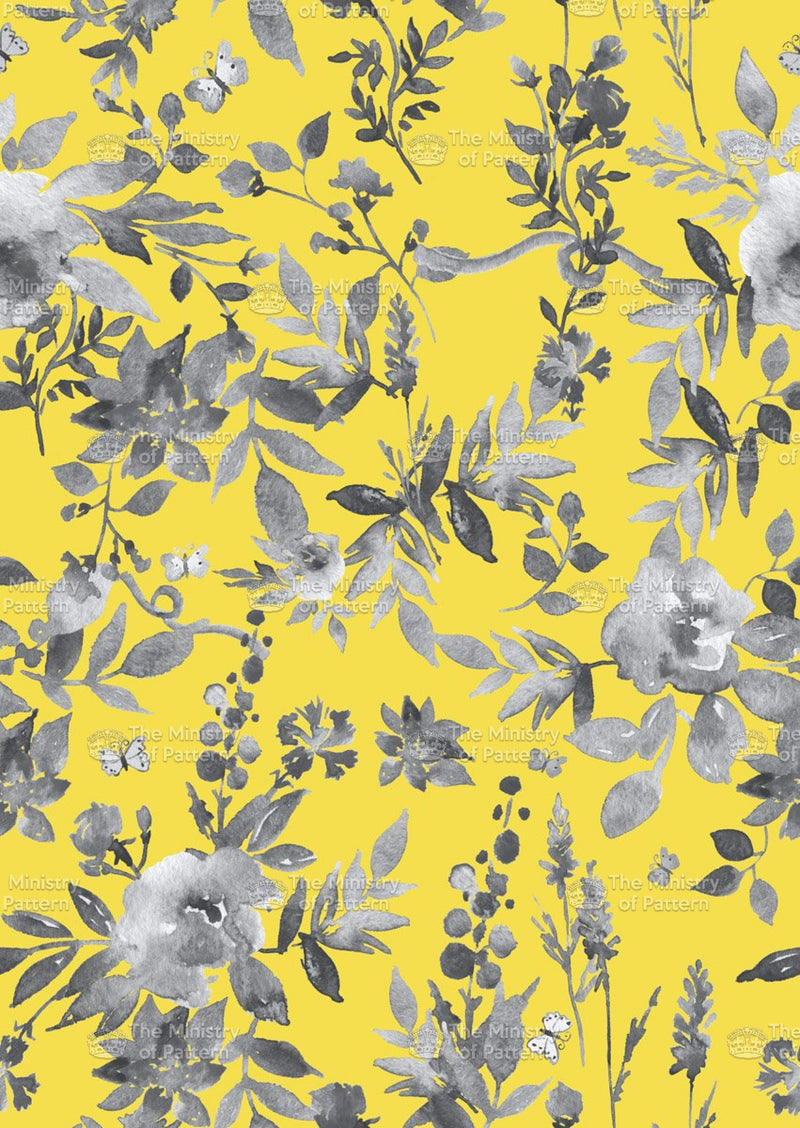 Vintage Watercolour Floral - The Ministry Of Pattern - Patternsforlicensing-textilestudio-printdesignstudio-trendinspiration-digitalprintdesign-exclusivepattern-printtrends-patternoftheweek